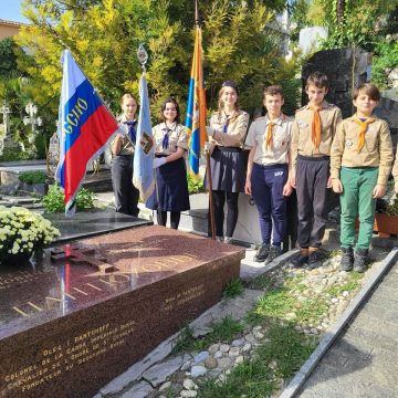 Русские скауты во Франции почтили память Олега Пантюхова